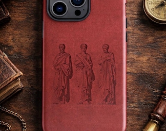Renaissance Ancient Rome Phone Case | Plato Aristotle Socrates | Ancient Civilizations Case |  Greek Statue | Philosophy | Vintage