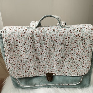 Cartable personnalisé, Cartable CP, Cartable maternelle, Cartable velours ,cartable Fille , cartable garçon.