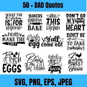 Kitchen Svg Bundle, Kitchen Quote Svg, Funny Kitchen Svg, Baking SVG, Pot Holder Svg, Chef Svg, Png, EPS , Silhouette, Cricut, Baker quotes