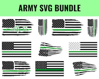 Thin Green Line United States svg bundle , park ranger svg, Vector Graphic Clip Art US Flag Support Federal Agents svg