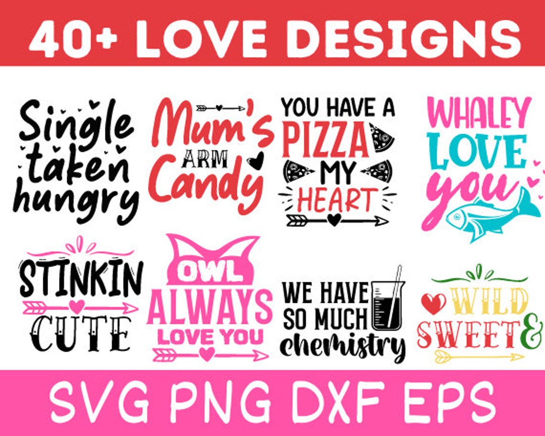 Valentines SVG Bundle, Love Svg Bundle, Valentines Day SVG Bundle ...