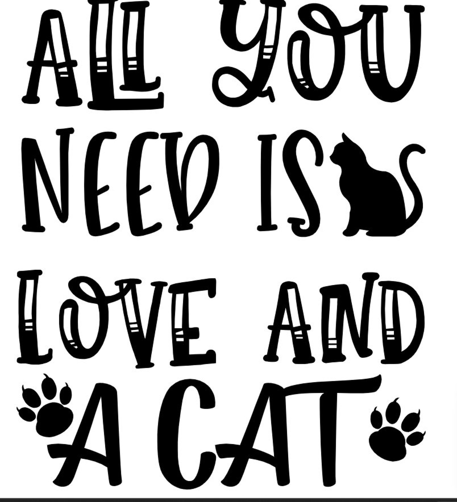 Funny Cat Quotes SVG Bundle, Cat SVG, Crazy Cat Lady Svg, Cat Lover Svg ...