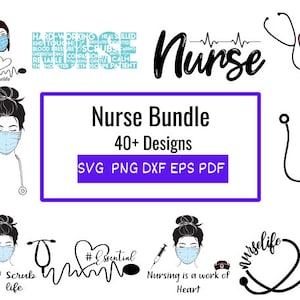 Krankenschwester SVG Bundle, Stethoskop svg, Krankenschwester Zitate SVG, Krankenschwester Superheld, Krankenschwester Herz svg, Krankenschwester Leben, geschnitten Dateien für Cricut, Silhouette