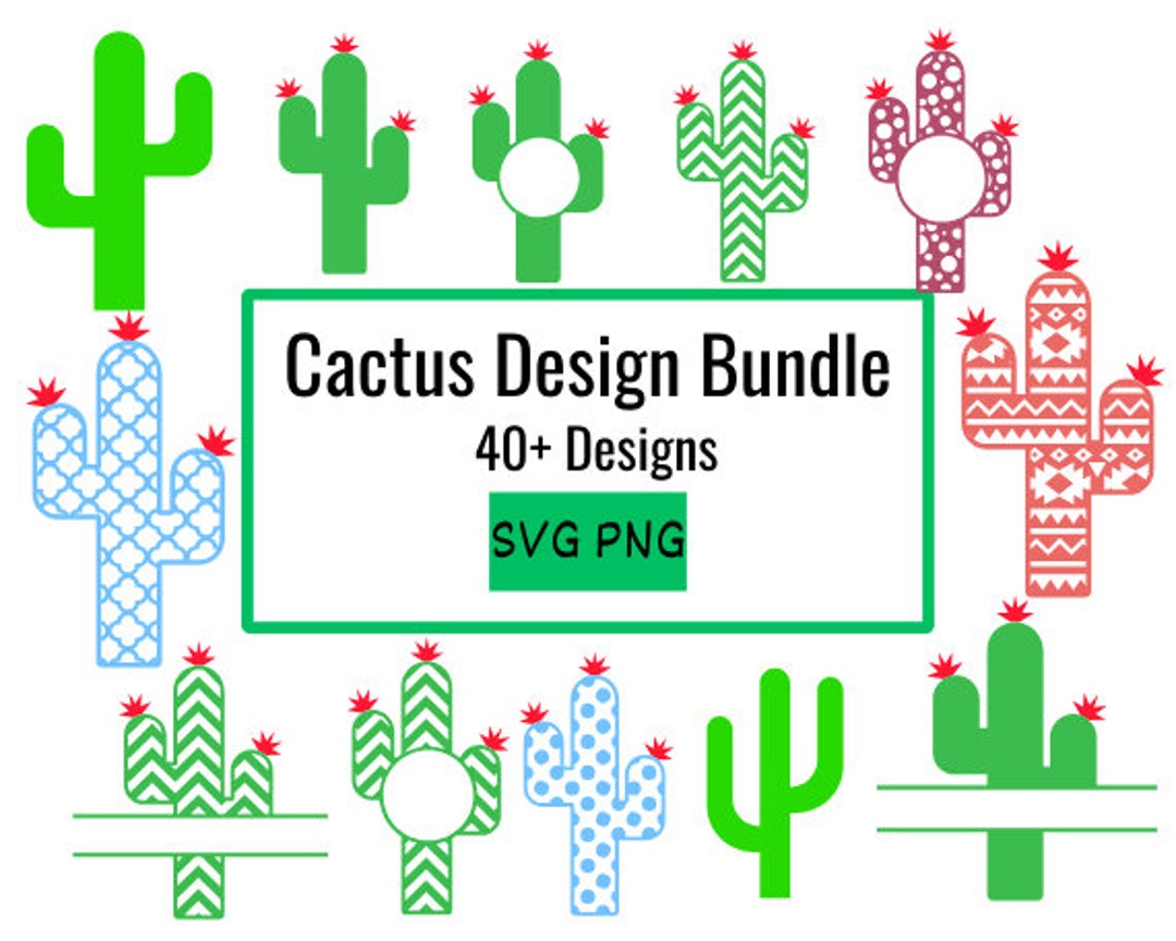 Cactus SVG, Cactus Svg Bundle, Cactus Cut Files for Cricut , Cactus ...