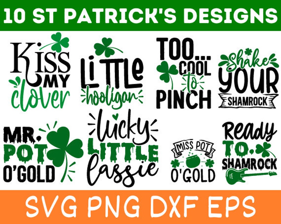 St Patricks Day Svg Bundle,st Patricks Day Svg Bundle Pack,st Patty's ...