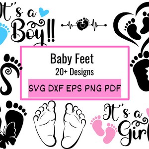 Baby feet svg bundle, Newborn baby Svg, Baby Gift Feet, baby shower SVG, baby&#39;s foot Svg, Baby Footprints, Svg instant Download Files