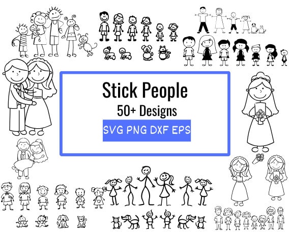 Stick Figures Svg Bundle, Stick People Svg, Stick Figures Svg, Stick Kids Svg,Stick Girls Svg,Stick Boys Svg,,stick people family svg