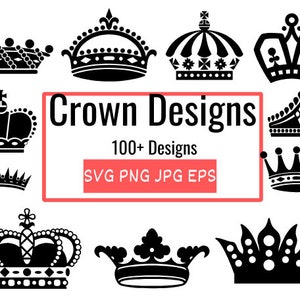 Royal Crown SVG File, Crown svg, King Crown SVG, Queen Crown SVG, Princess Tiara Svg, File For Cricut, For Silhouette, Dxf, Png, Svg