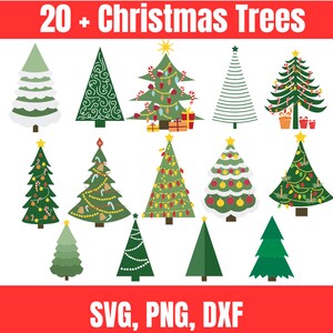Christmas Tree Svg Bundle, Christmas Svg, Christmas Tree Svg, Christmas Clipart, Christmas Tree Png, Cricut, Silhouette, SVG, Dxf, Png,