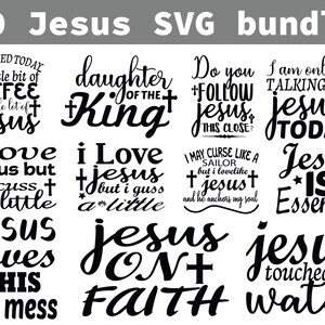 Jesus Bundle, Jesus Christ svg bundle, Jesus Christ sayings, Jesus quotes, Funny Jesus quotes, christian svg bundle, christian quotes svg