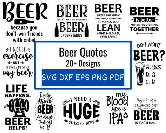 Beer Quotes SVG bundle, beer glass SVG, Beer mugs cups SVG png, Beer svg file for cricut, cut file, png, Beer Mug Svg / Instant Download