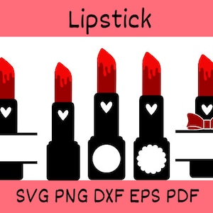 Lipstick SVG, Lipstick Cut File, Lipstick Clipart, Lipstick PNG, Lipstick Download, Digital Download, Instant Download, Cricut Files