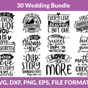 Wedding svg bundle | Cute wedding sayings | Wedding 2023 Bundle Svg Mr Mrs Svg Wife Husband Svg Wedding Cut File Wedding Cricut Clipart