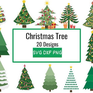 Christmas Tree Svg Bundle, Christmas Svg, Christmas Tree Svg, Christmas Clipart, Christmas Tree Png, Christmas Digital, Cricut, Silhouette