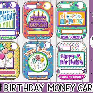 Birthday Money Holder, Printable Money Card, Lip Balm Pouch Money Card, Print-Then-Cut Card, Trending Money Card, Birthday Money Card holder