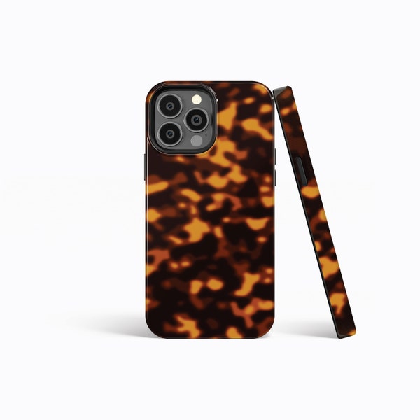 TORTOISE SHELL Premium Matte Gloss Phone Case | iPhone 14/13/12/11 Pro Max MagSafe | Galaxy S23/S22/S21 Ultra | Pixel 6/7 Pro | Slim Tough