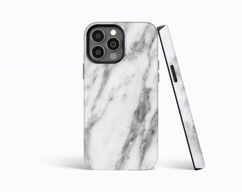 ARCTIC MARBLE Design Matte Hard Phone Case | iPhone 15/14/13/12/11 Pro Max MagSafe | Galaxy S23/S22/S21 Ultra | Pixel 6/7 Pro | Slim Tough