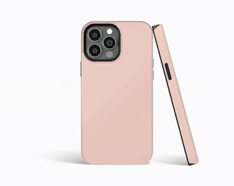 ROSE GOLD Pastel Matte Colorful Phone Case | iPhone 15/14/13/12/11 Pro Max MagSafe | Galaxy S24/S23/S22/S21 Ultra | Pixel 6/7/8 Pro | Tough