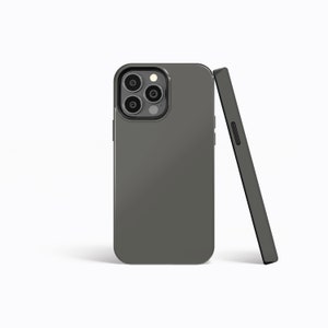 GRAPHITE Block Colour Matte Case Phone Case | iPhone 16/15/14/13/12 Pro Max MagSafe | Galaxy S24/S23/S22 Ultra | Pixel 7/8/9 | Slim Tough