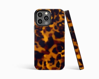 TORTOISE SHELL Print - Protective Phone Case for iPhone 14 13 12 11 Xs Xr MagSafe & Galaxy S23 S22 S21 S20 Plus Ultra -Slim Tough