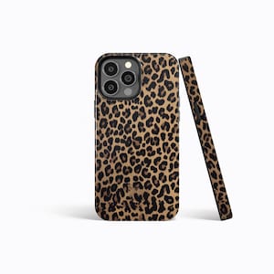 LEOPARD PRINT Animal Pattern Protective Phone Case |iPhone 16/15/14/13/12 Pro Max MagSafe |Galaxy S24/S23/S22 Ultra |Pixel 7/8/9 |Slim Tough