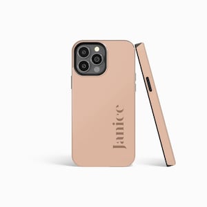 DARK VANILLA Custom Personalised Phone Case | iPhone 16/15/14/13/12 Pro Max MagSafe | Galaxy S24/S23/S22 Ultra | Pixel 7/8 Pro | Slim Tough