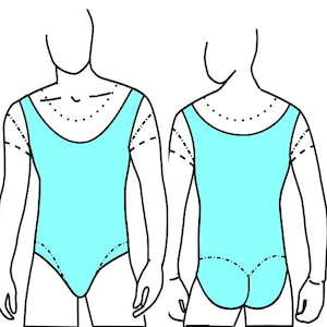 Boys & Mens Leotard Pattern Size Multi 1 - Z   (23 Sizes Included)