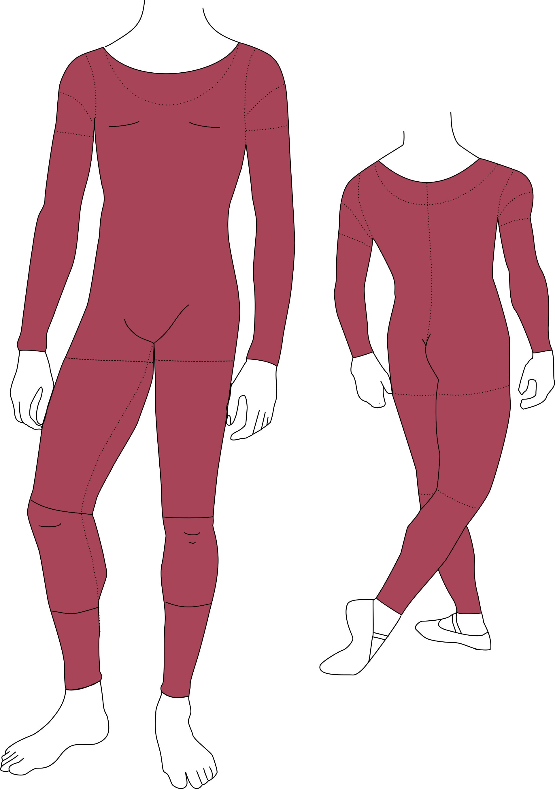 Unisex Unitard Pattern Sizes Multi 1 - Z (23 Sizes Included) - Etsy