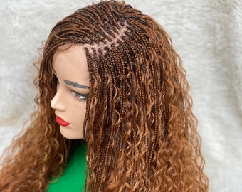 Trenzas de diosa con forma de C