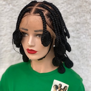 Handmade Koroba Box Braided Wig: Full Lace, Lightweight