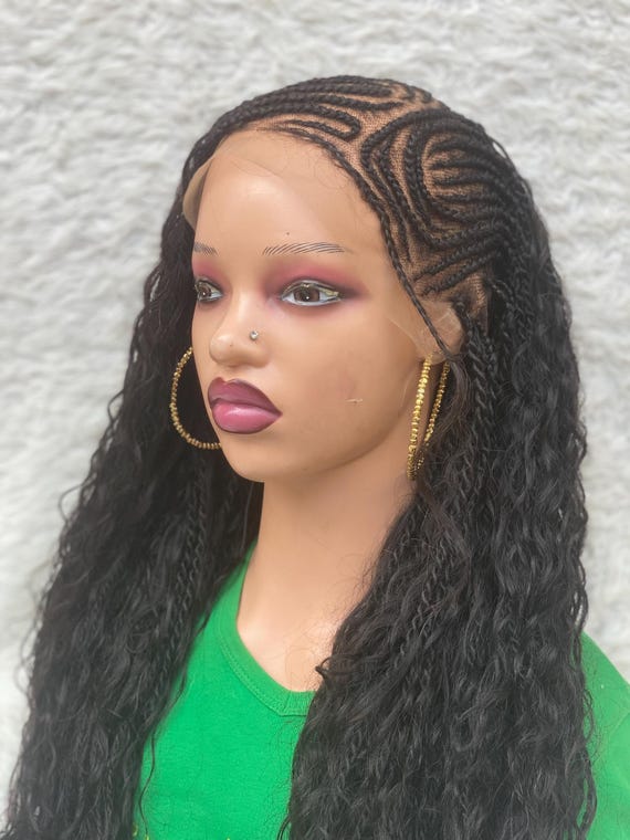 Full lace conrow wig Pre-order main image 4