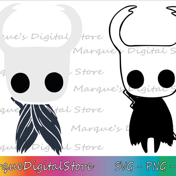 Hollow Knight - Knight SVG, Instant Download, Cricut,Hollow Knight Quirrell - SVG Pack - Scalable Vector Graphic - Hollow Knight Digital