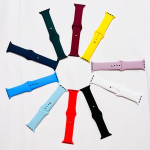 Rubber / Silicone Straps for Smart Phones / Apple Watch Fit Soft Rubber Silicone Strap With Clips