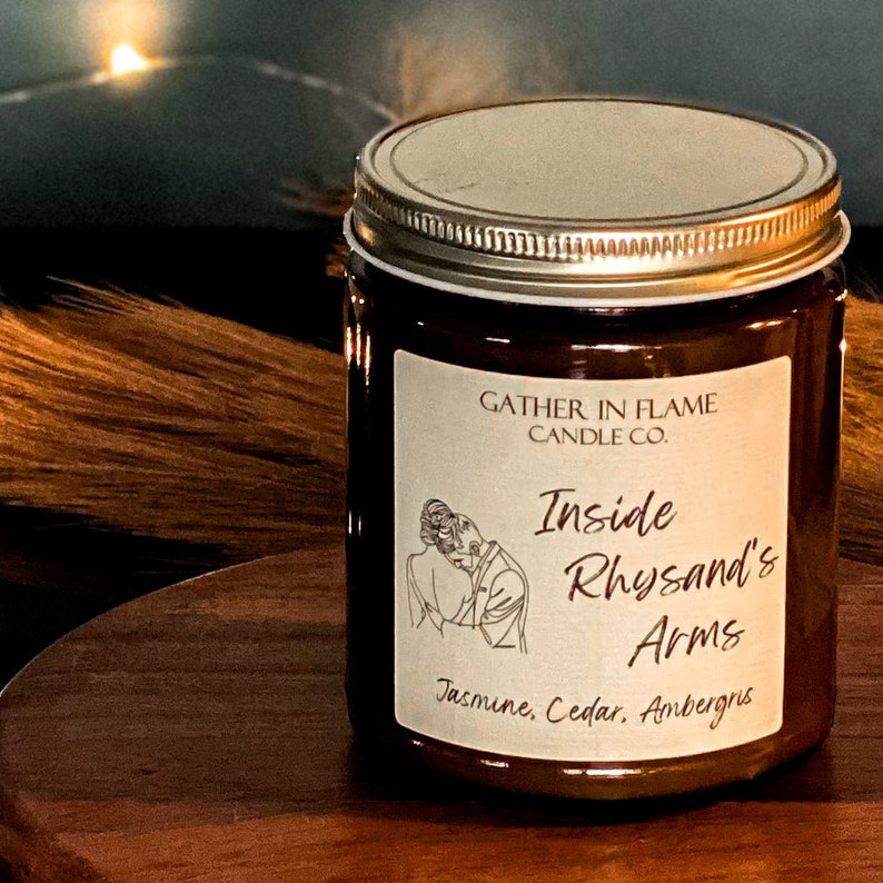 Inside Rhysand's Arm Coconut Wax, Xwooden Wick Candle Etsy