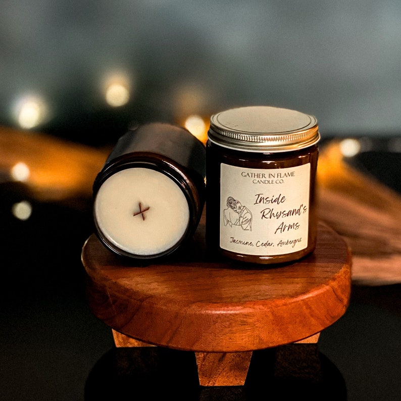 Inside Rhysand's Arm Coconut Wax, Xwooden Wick Candle Etsy