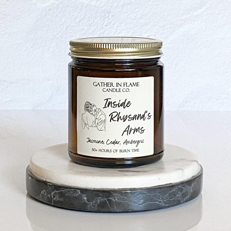 Inside Rhysand's Arm Coconut Wax, Xwooden Wick Candle Etsy