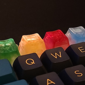 Nintendo Gameboy RGB Custom Artisan Keycap