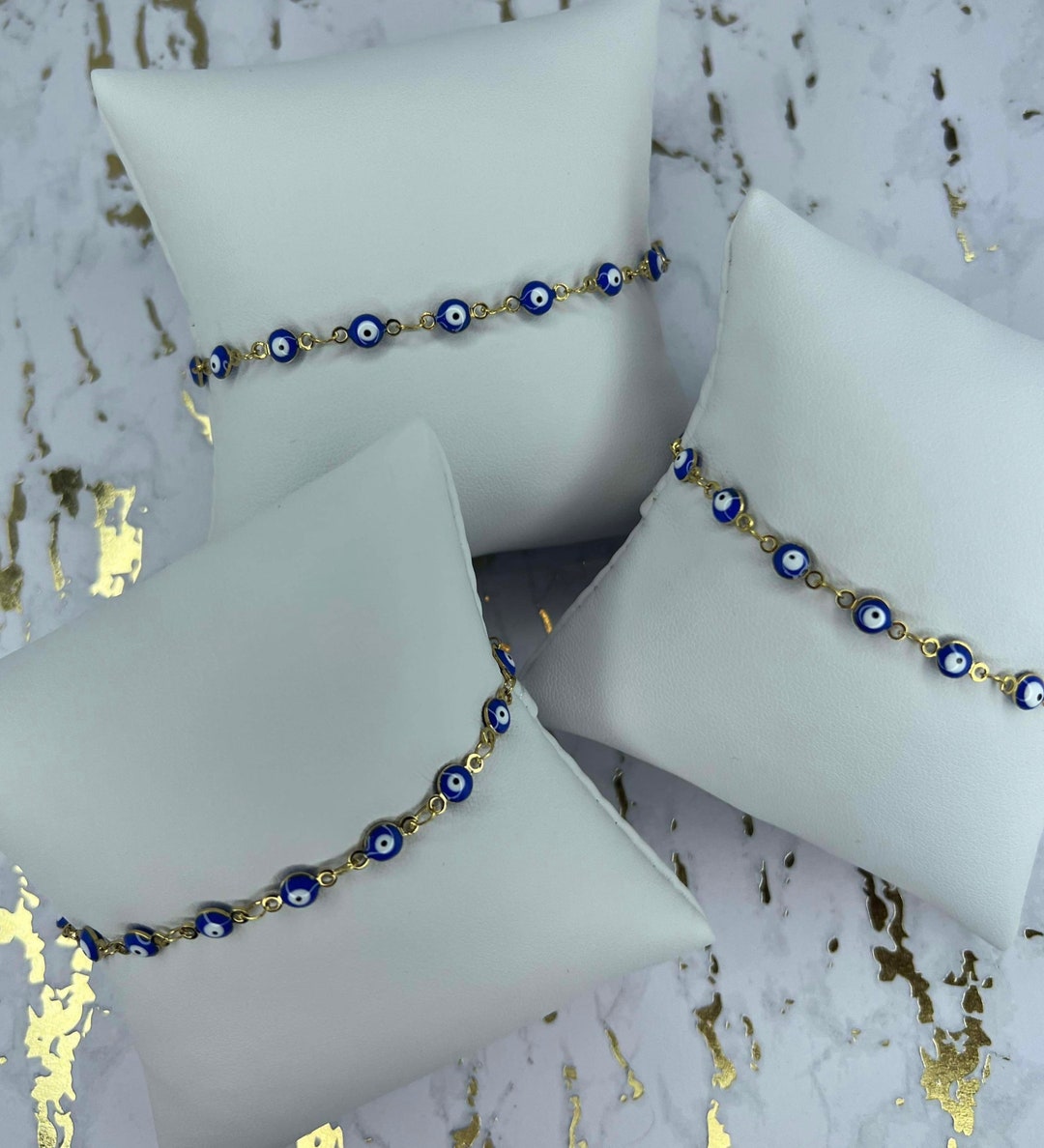 Blue Mal De Ojo Bracelet Etsy