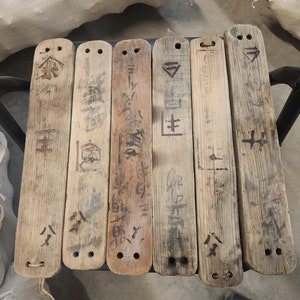 Doghe in legno antiche - Galleggianti giapponesi