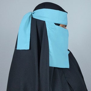 Niqabs van chiffon (lang of kort)