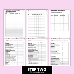 Printable Prom Checklists, High School Prom Planning Checklist, Prom ...
