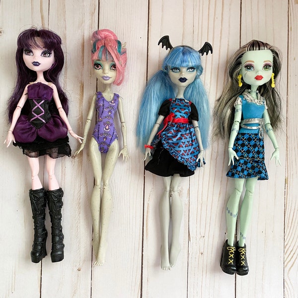 Monster High Ghoul Dolls Vintage Girls Doll Toy For Customizing Collectible Fashion Girl Elissabat Ghoulia Frankie Stein Rochelle