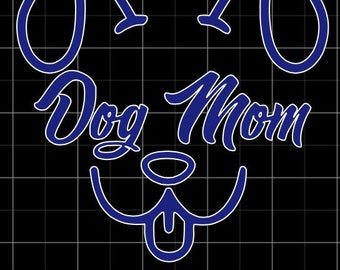 Dog Mom Vinyl Decal, Dog Sticker, Dog Decal, Fur Mom, Fur Mama, Car Decals, Tumbler Decals, Dog Love, Dog People, Pets