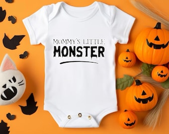 Mommy’s Little Monster Halloween Onesie, Halloween, Halloween Baby, Halloween Bodysuit, Love Halloween, First Halloween