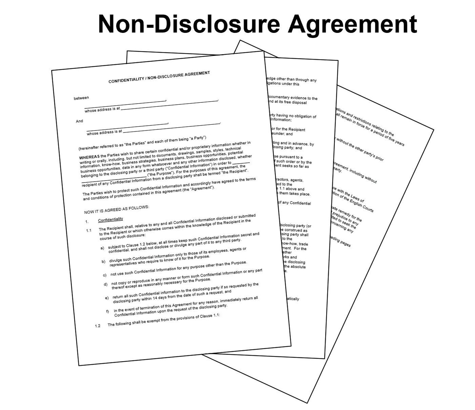 Confidentiality/nondisclosure Agreement Drafted by a Contracts Officer to Professional Standard