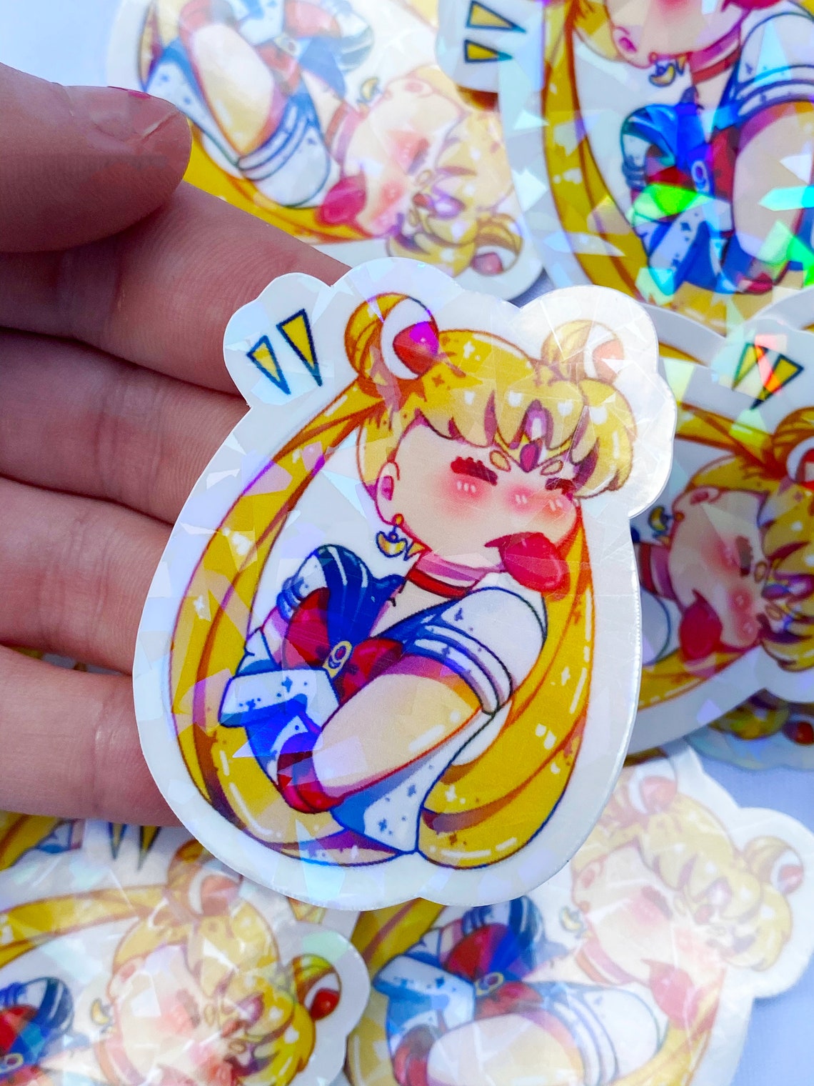 Kawaii Magical Girl Sticker/kawaii Stickers/pink/magic Girl/magic ...