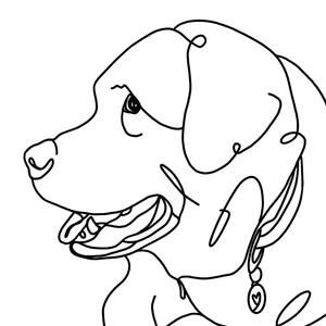 Line Pet Portrait