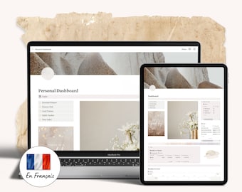 Notion Template Français Planificateur de Vie, Tout en un, French Digtial Life Planner