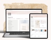 Notion Blog Planner Template: Content Calendar, Social Media, Finance (Digital Download)
