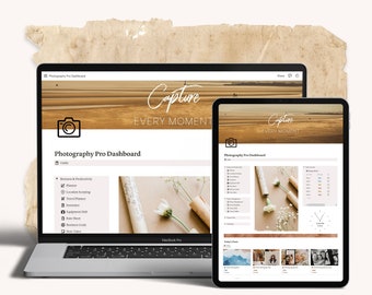 Notion Photography Business Template: CRM, Portfolio, Planner